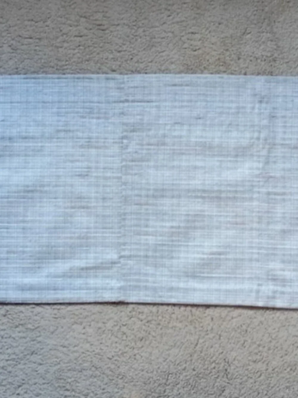 JCPenney Home Collection Set of 2 Window Valance Insulated Lined Gray Blue NWOT